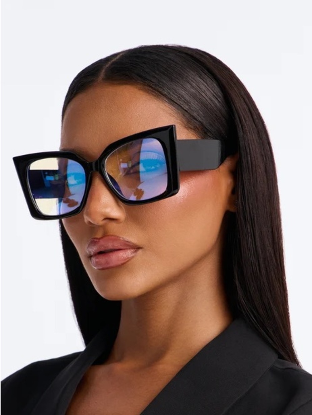 Honey Cat Eye Oversized Blue Light Glasses NEW 🏷️